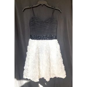 Brand new black and white shirt formal dress.